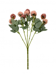 Bukiet mini chryzantemy 38 cm brudny róż