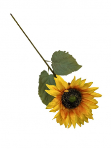 Słonecznik gałązka 65 cm żółty