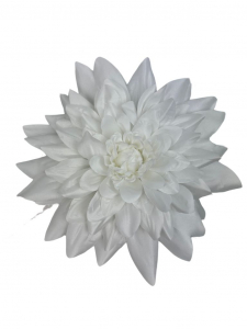 Dalia główka 28 cm kwiat XXL biała