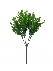 Bukiet liści zielone dodatki 34 cm