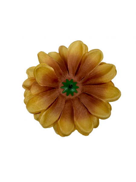 Dalia główka 11 cm musztardowa