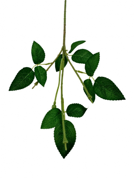Łodyga do róży na 3 kwiaty 54 cm zielona