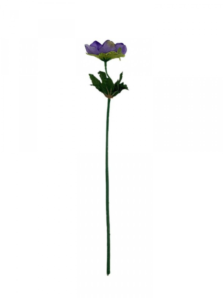 Anemon gałązka 34 cm ciemny fiolet